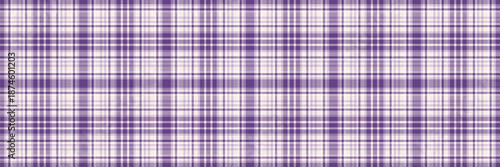 Cowboy check textile plaid, eps texture pattern background. No people seamless fabric vector tartan in linen and violet colors.