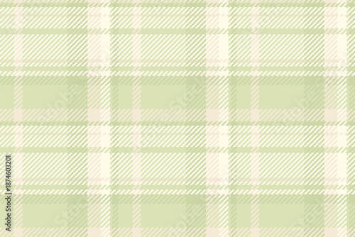 Duvet cover plaid seamless fabric, neutral texture pattern background. Classical vector check tartan textile in light color.