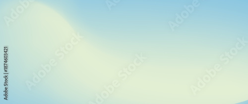 Beautiful Flowing Summer Color Abstract Background. Sky blue and cream gradient mesh background. Refreshing abstraction artwork. Vector