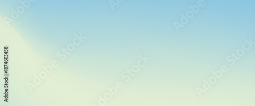 Beautiful Flowing Summer Color Abstract Background. Sky blue and cream gradient mesh background. Refreshing abstraction artwork. Vector