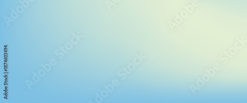 Beautiful Flowing Summer Color Abstract Background. Sky blue and cream gradient mesh background. Refreshing abstraction artwork. Vector