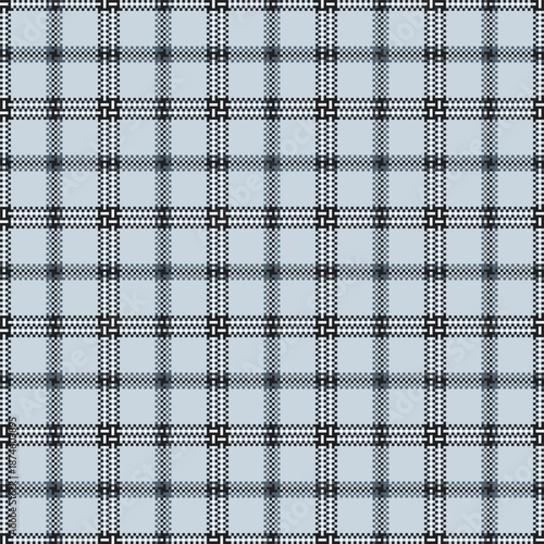 Custom textile texture tartan, nobility pattern seamless check. Plain plaid background fabric vector in light and black colors.