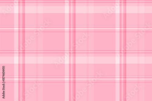 Trend tartan plaid seamless, vivid pattern background check. Printout fabric texture textile vector in red and light colors.