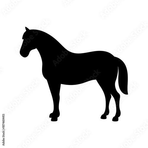 Silhouette of a horse