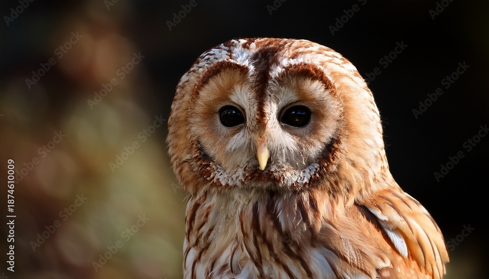 Obraz premium tawny owl bosuil strix aluco