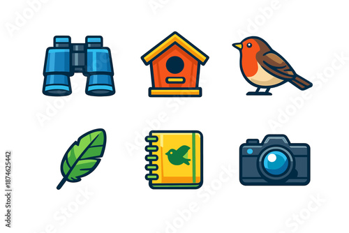 Birdwatching Icons
