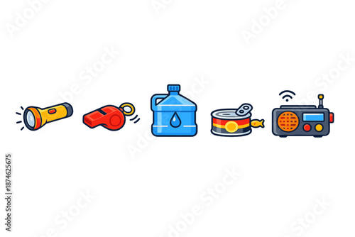 Survival Kit Icons