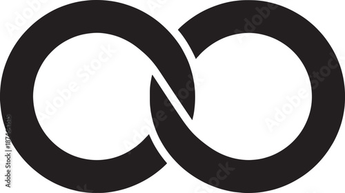 Abstract Infinity Symbol Design Element for Branding_1