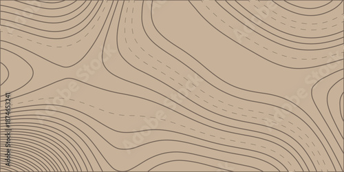 Seamless vector wood texture background with natural brown grain patterns and sandy desert wave lines for a dry summer landscape design