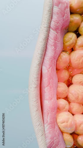 Weight loss Comparison. man body transformation. Before and after a thick and thin waist, Fat belly before and slim fit perfect abs after fast weight loss process. sports training. fat burn, 3d render