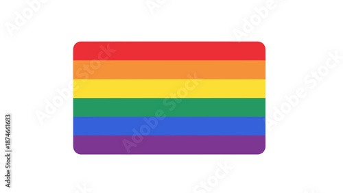 Support LGBT Pride. Rainbow abstract. Freedom. Love. Vector. Template for poster, banner, card.