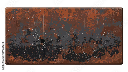 Rusty textured grunge metal background with weathered surface effects