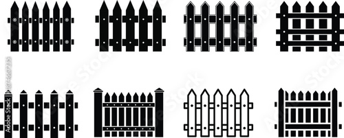 Collection of various fence designs and styles