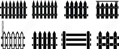 Various fence designs and styles for different needs and aesthetics