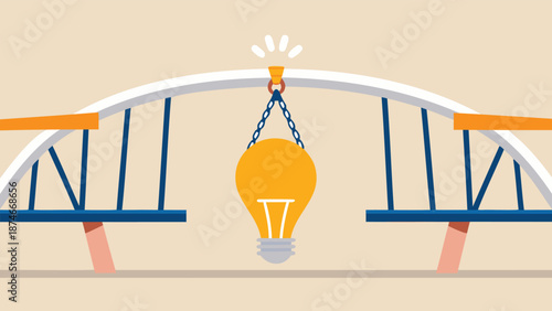 Innovative lightbulb idea bridging gaps in modern infrastructure