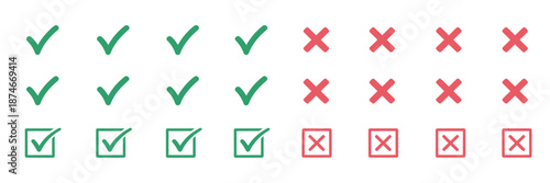 Check mark symbol for approval and success, vector illustration ideal for confirming tasks, completing forms, digital interface feedback, project management