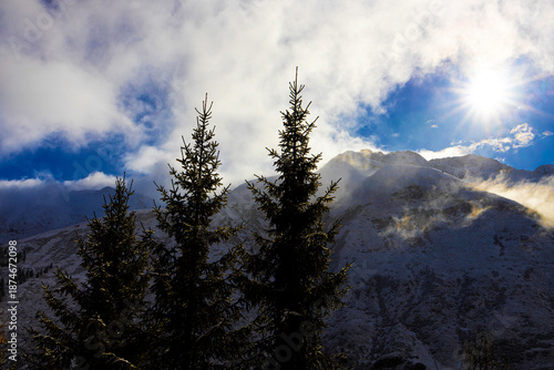 weather in the alps symbol picture