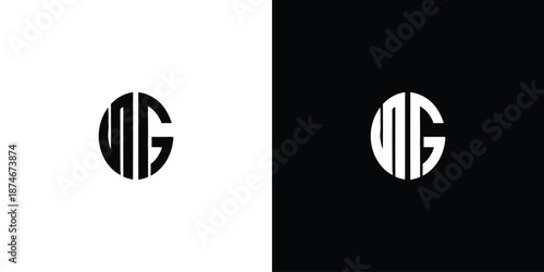 n g initial monogram vector icon illustration