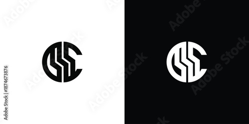 c initial monogram vector icon illustration