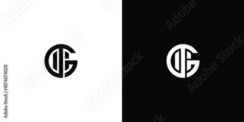 g initial monogram vector icon illustration