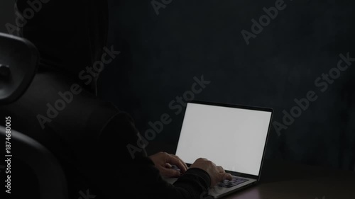 hacker with laptop