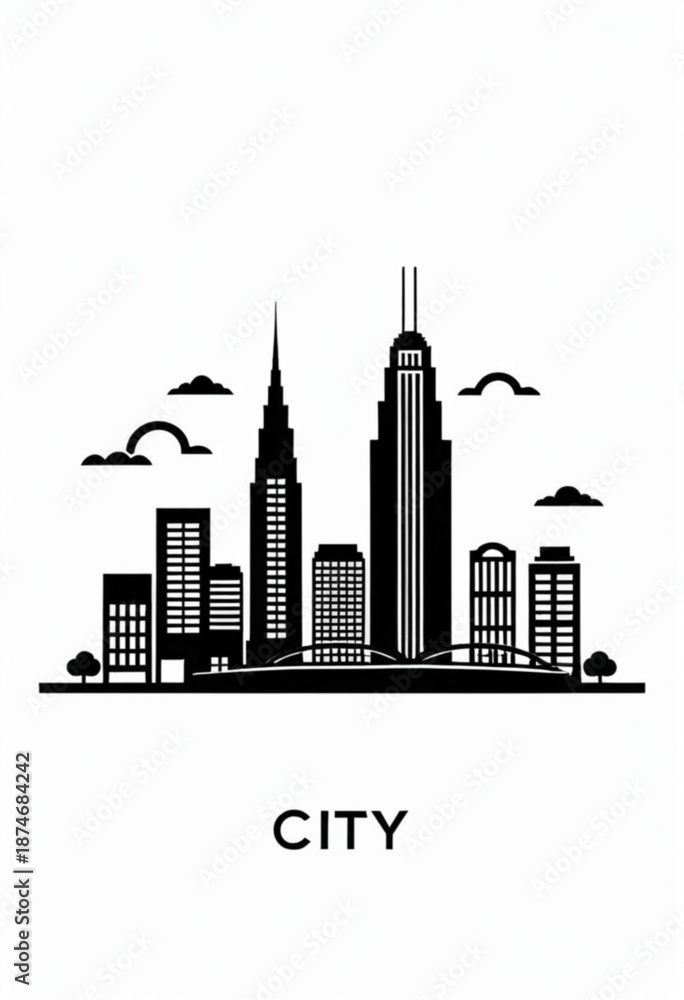 Fototapeta premium City Skyline