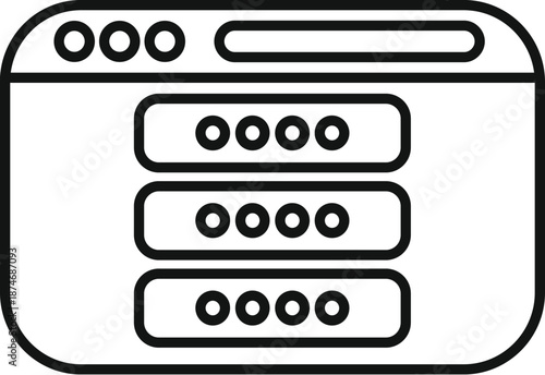 Browser window displaying security login input fields for web authentication