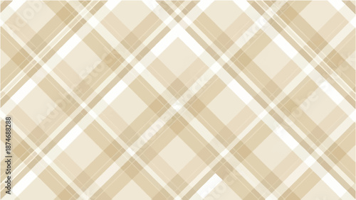 Elegant beige plaid pattern with intersecting lines and shapes