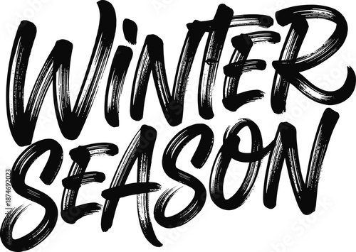 Seasonal Winter Season Cold Weather Typography