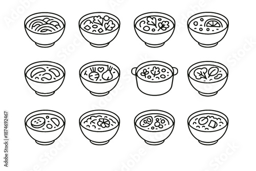 Creamy icon squash minimalist sweet lentil soup mix kale stew soba icons