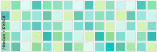 Infinite Tile Palette, Mosaic Decor banner, Seamless pattern