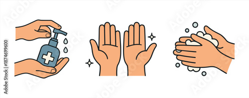 Hand hygiene: sanitizer use and proper washing techniques