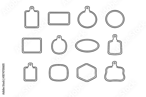 Board groove uninterrupted precision vector liquid focus icon capture cutting channel modern