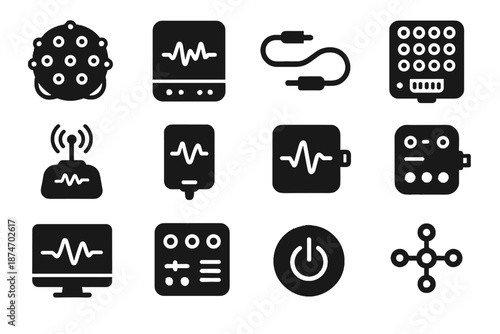 Connector vector monitoring node device calibration neural icon interface data sensor