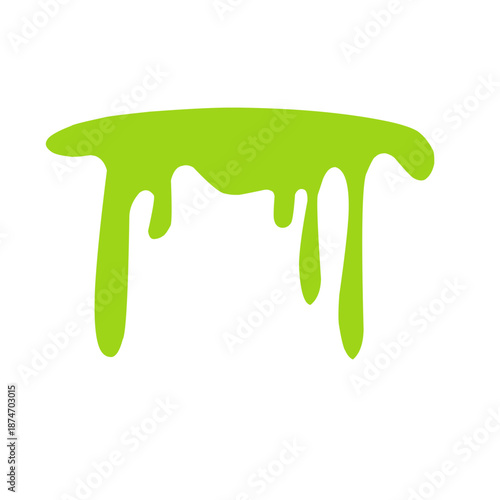 Green slime dripping 