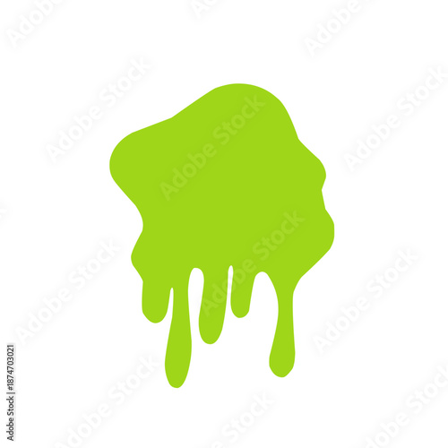 Green slime dripping 