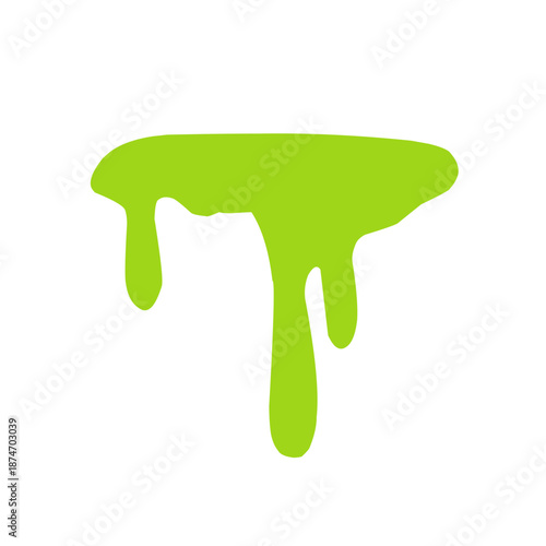 Green slime dripping 