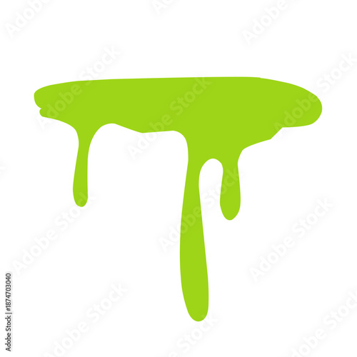 Green slime dripping 