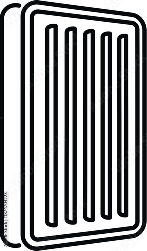 Air filter preventing dust and particles from entering car engine