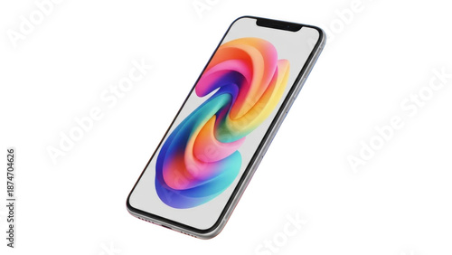 Smartphone with colorful display