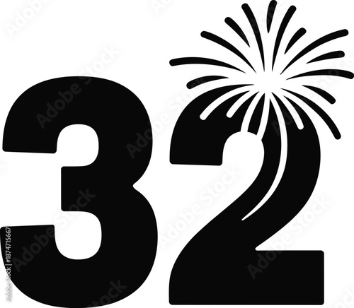 Celebrate thirty second anniversary with fireworks display