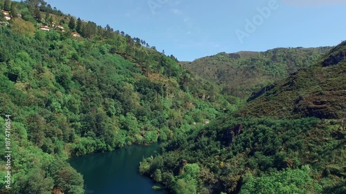 Cinematic Nature Landscape Aerial View
