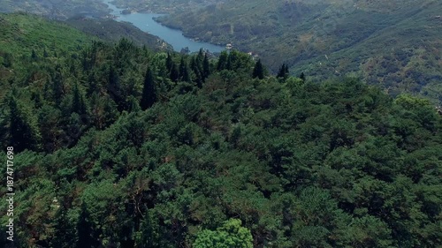 Cinematic Nature Landscape Aerial View