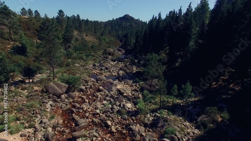 Cinematic Nature Landscape Aerial View