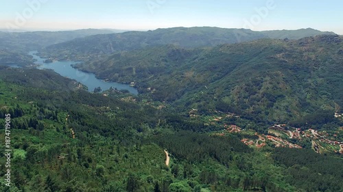 Cinematic Nature Landscape Aerial View