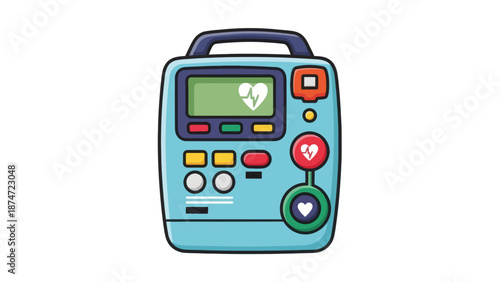 Automated External Defibrillator AED Medical Device