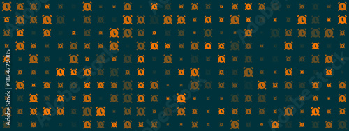 Colorful Geometric Pattern Design for Modern Art, Wall Decor, or Textile Fabric Use