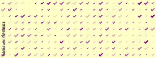 Decorative Pattern Design Featuring Colorful Hearts on Soft Yellow Background, Ideal for Crafts and Decor Projects