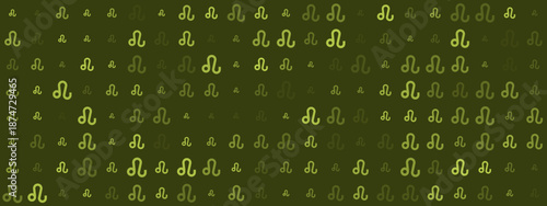 Green Pattern Design with Seamless Abstract Shapes for Home Decor and Textile Applications