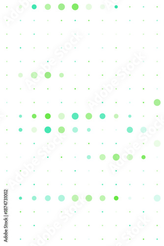 Abstract Green Dots Visual Art Design for Modern Home Decor and Digital Backgrounds
